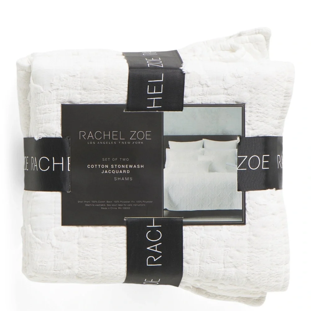 🎉LAST PIECE 🎉 RACHEL ZOE 2pk Miri Clip Cut Shams